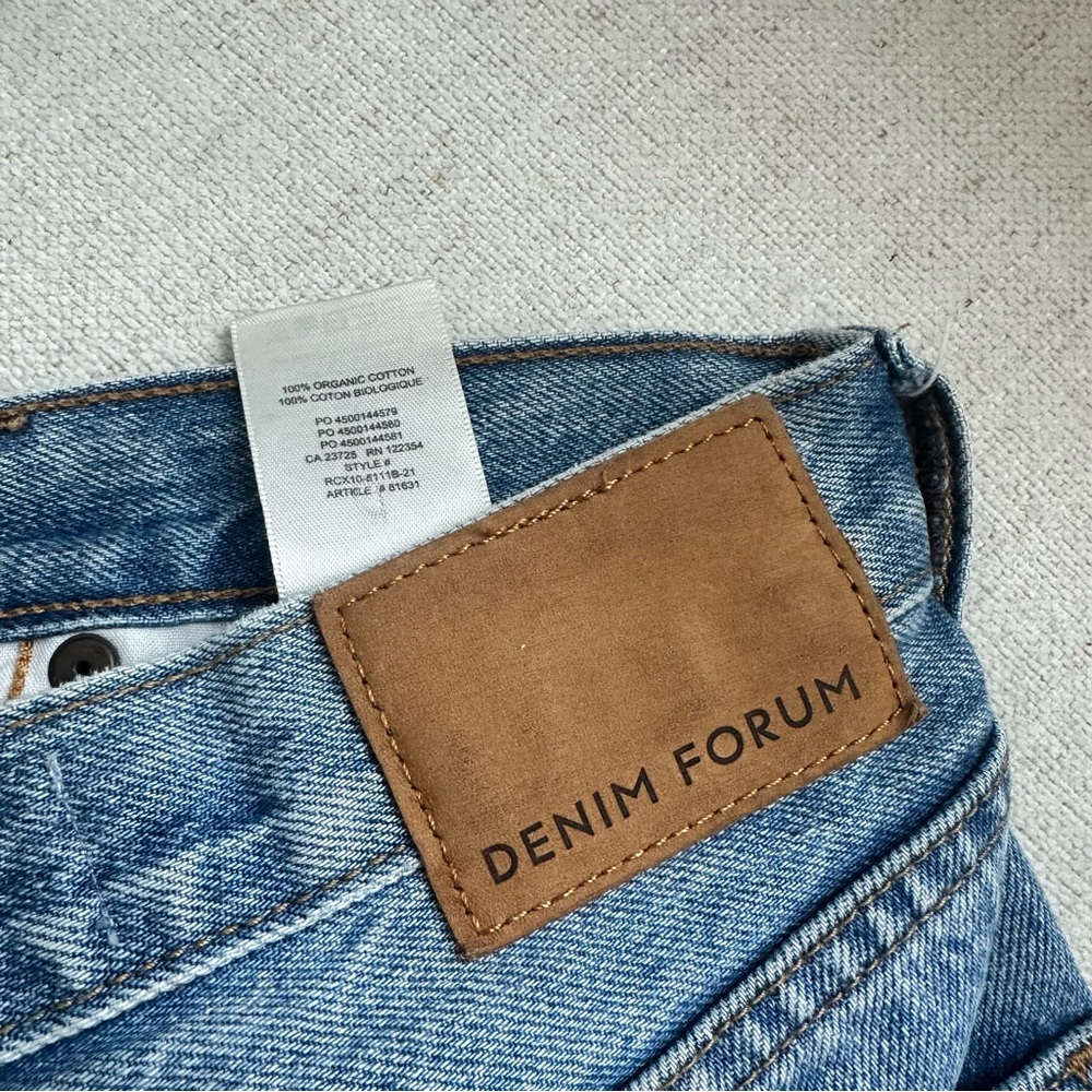 Denim Forum Farrah High Rise Wide Leg 28L